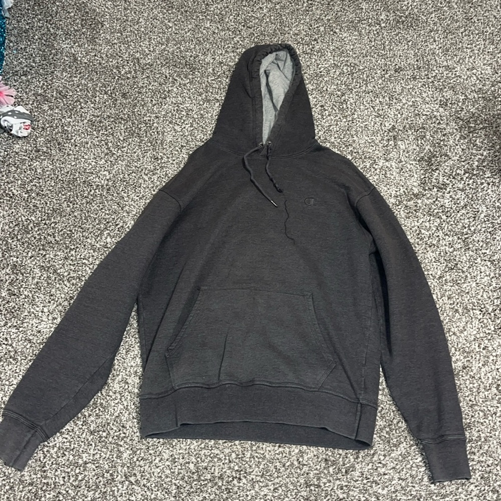 Dark Grey Champion Hoodie